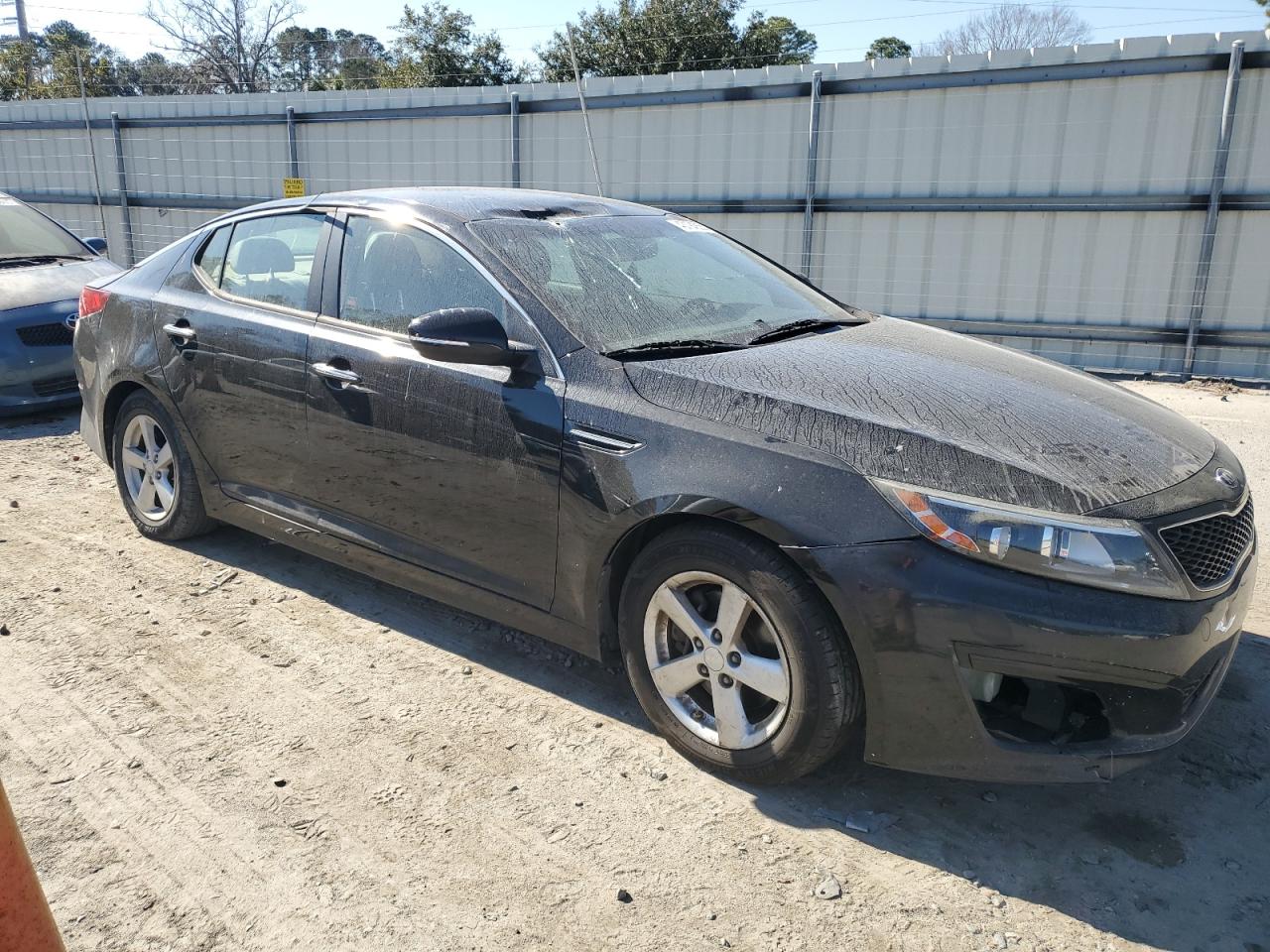 2015 KIA Optima VIN KNAGM4A75F5659576 Copart auction photo, top/roof damage thumbnail 4