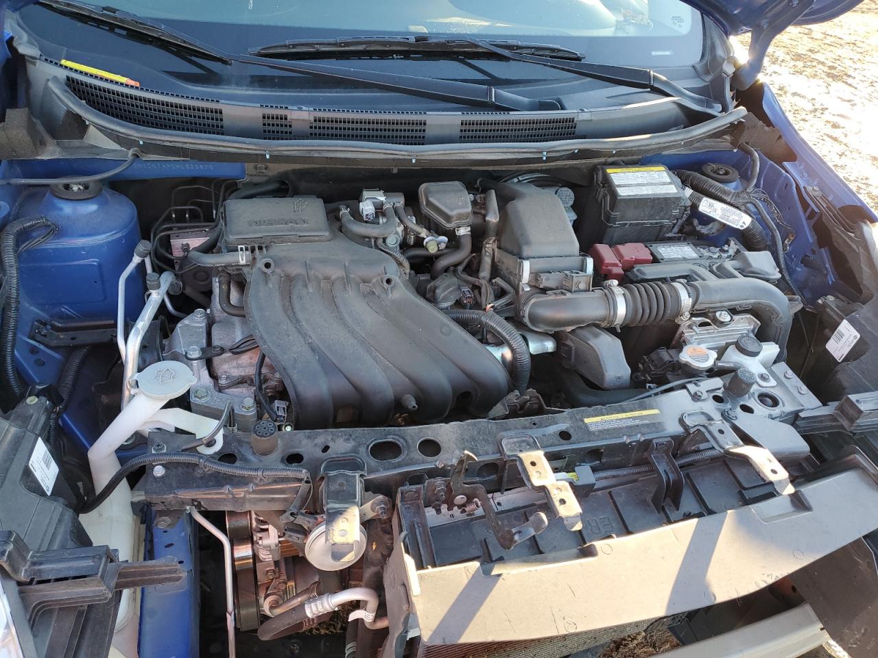 2017 Nissan Versa VIN 3N1CN7AP2HL820620 Copart auction photo, side / front end damage thumbnail 11