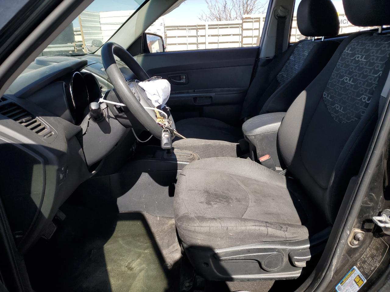 2010 KIA Soul VIN KNDJT2A21A7700349 Copart auction photo, side / rear end damage thumbnail 7