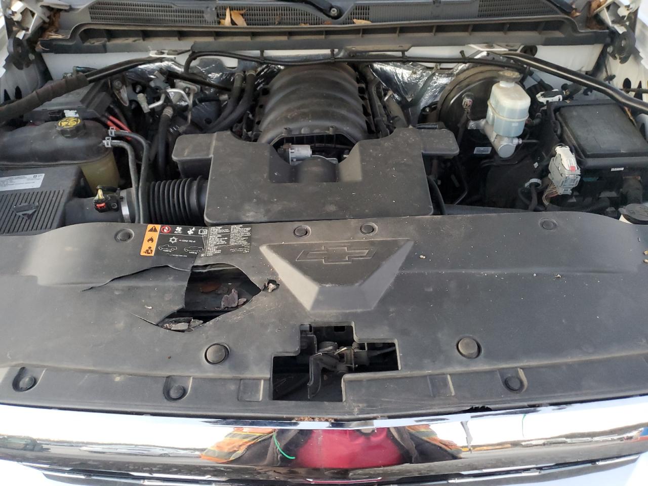 2018 Chevrolet Silverado VIN 3GCPCSEC1JG390561 Copart auction photo, top/roof / front end damage thumbnail 11