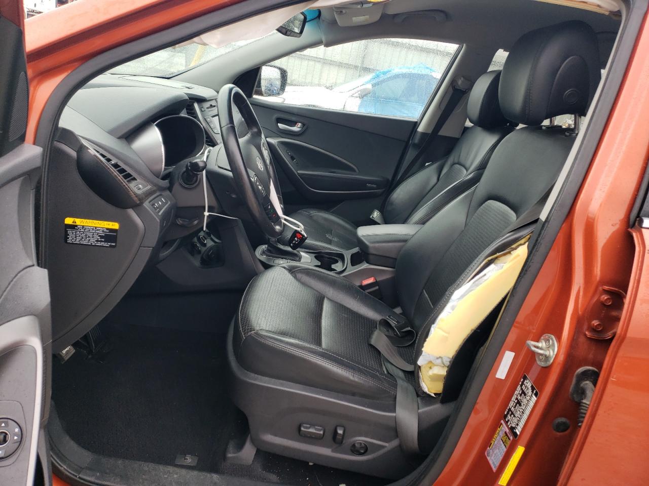 2013 Hyundai Santa Fe VIN 5XYZUDLA0DG046872 Copart auction photo, rear end / side damage thumbnail 7