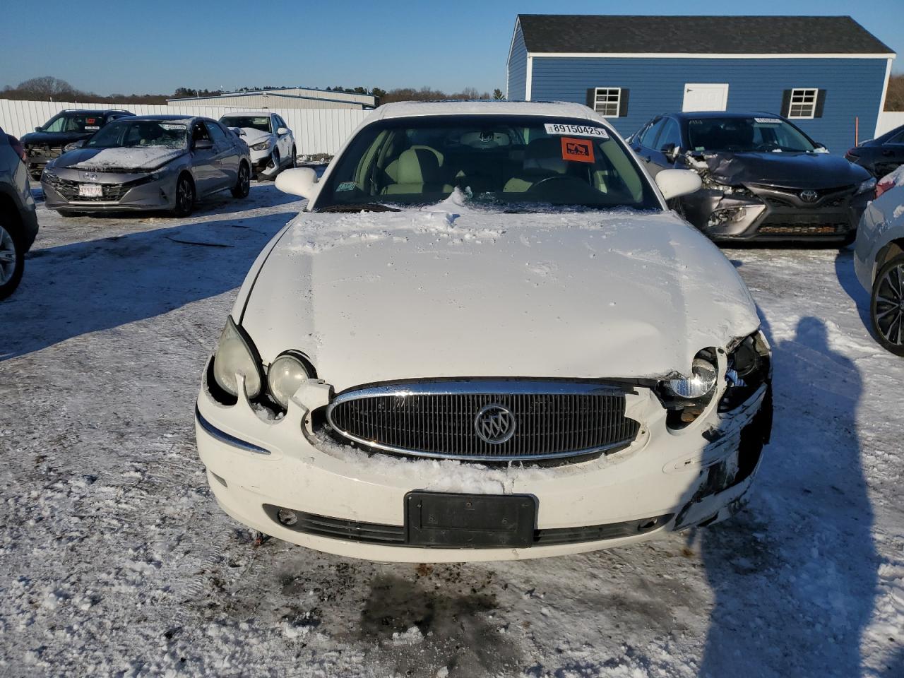 2006 Buick LaCrosse VIN 2G4WE587561114157 Copart auction photo, front end / side damage thumbnail 5