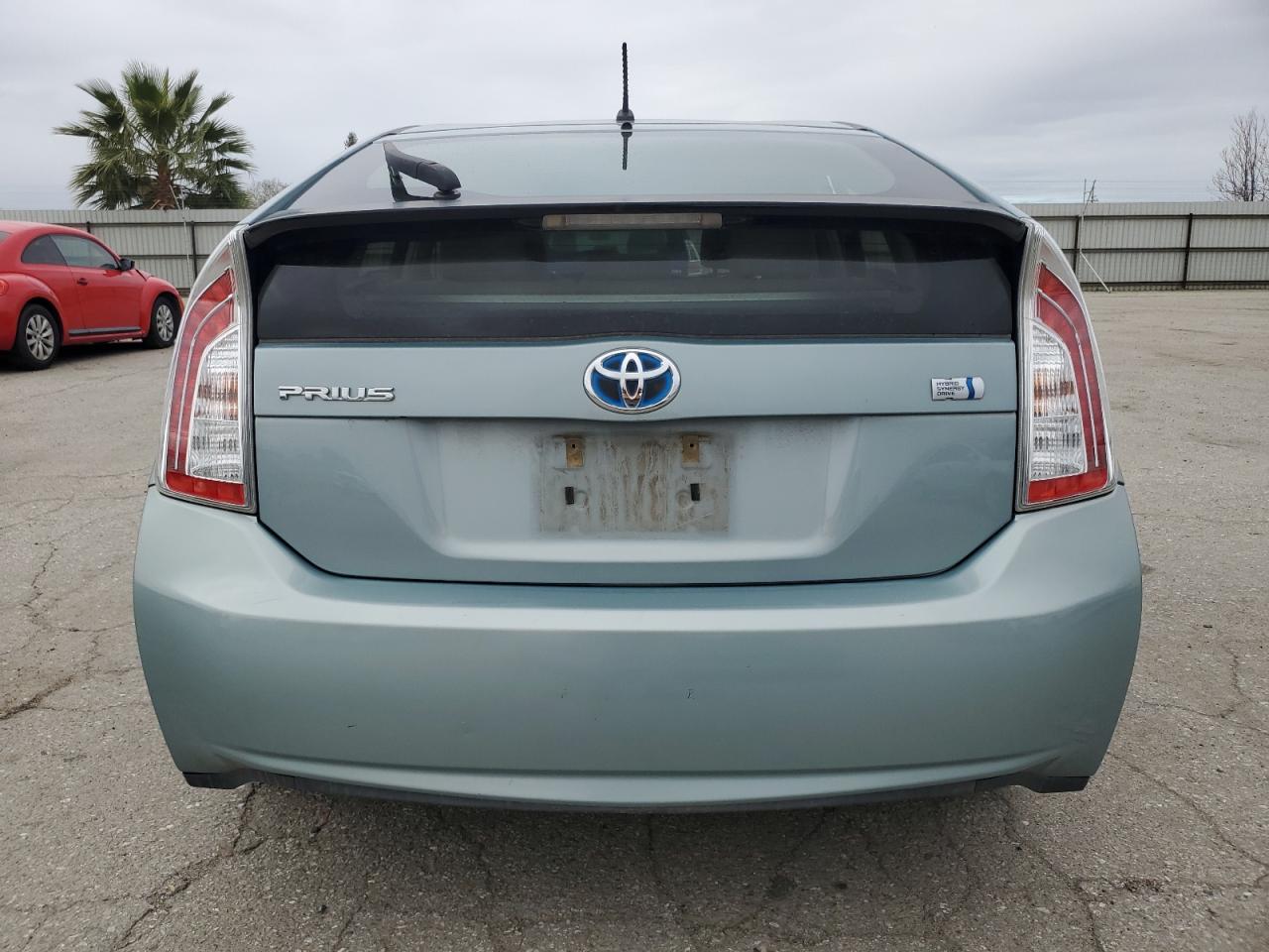 2013 Toyota Prius VIN JTDKN3DU4D5705210 Copart auction photo, side / rear end damage thumbnail 6