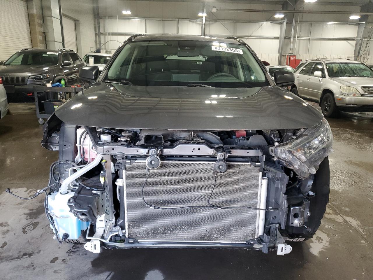 2021 Toyota RAV 4 VIN 2T3F1RFV3MW185838 Copart auction photo, front end / rear end damage thumbnail 5