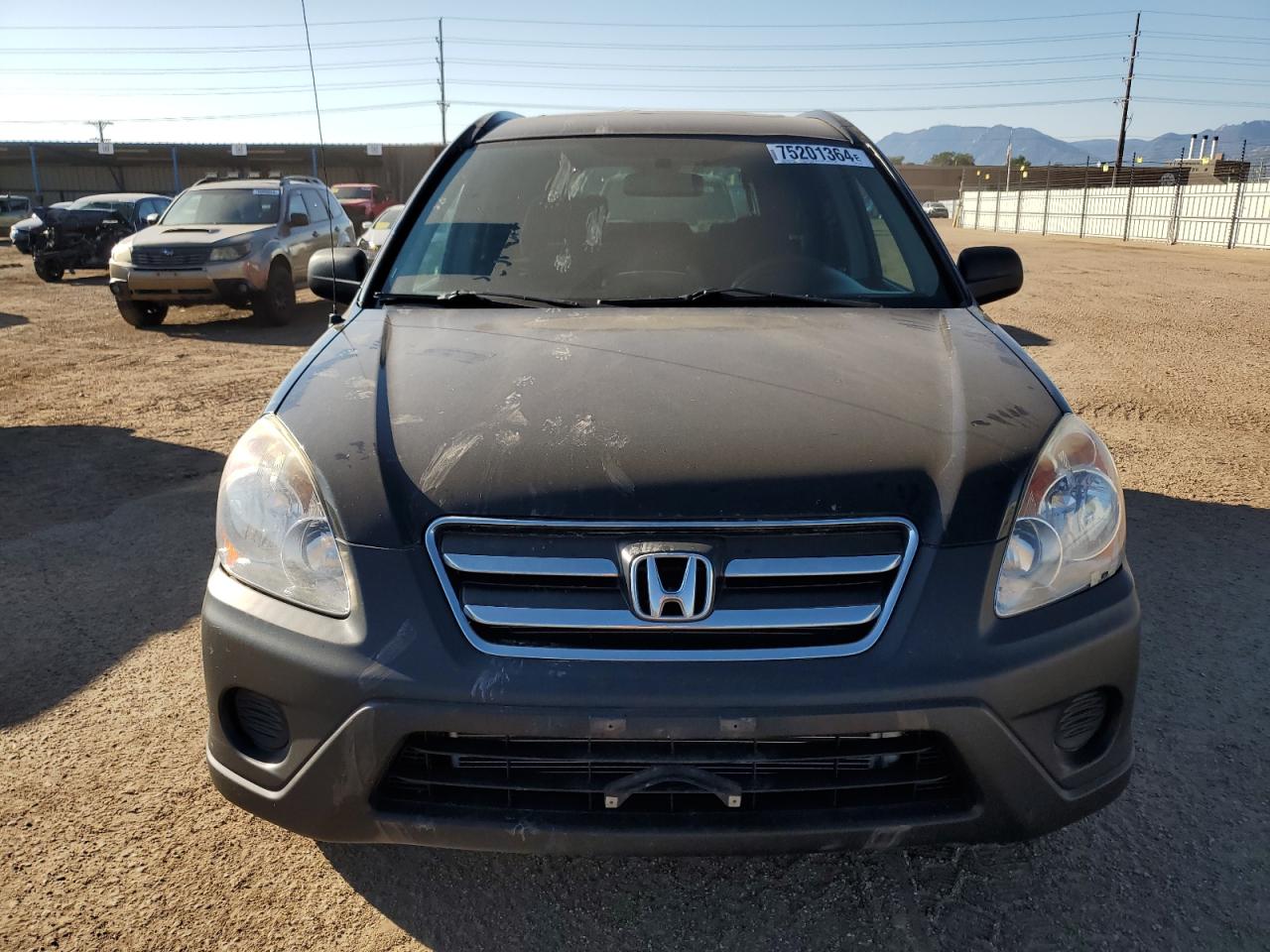 2006 Honda CR-V VIN SHSRD78836U410518 Copart auction photo, rear end damage thumbnail 5