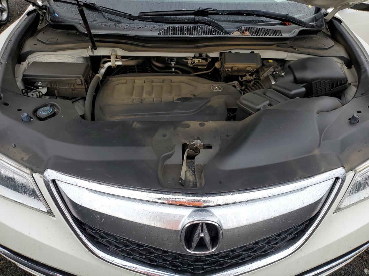 2016 Acura MDX VIN 5FRYD4H69GB038599 Copart auction photo, rear end damage thumbnail 12