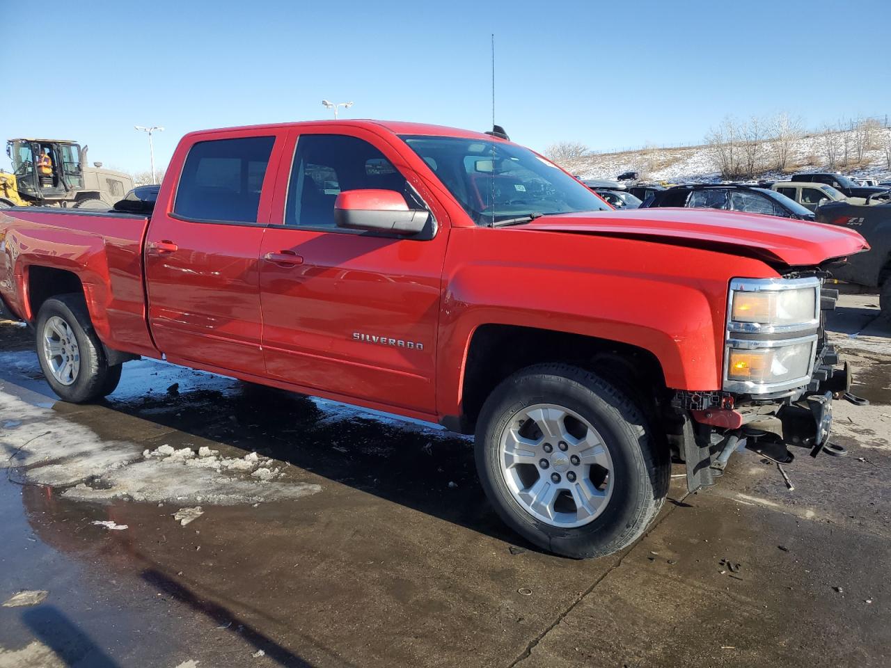 2015 Chevrolet Silverado VIN 3GCUKREC7FG183629 Copart auction photo, front end / rear end damage thumbnail 4