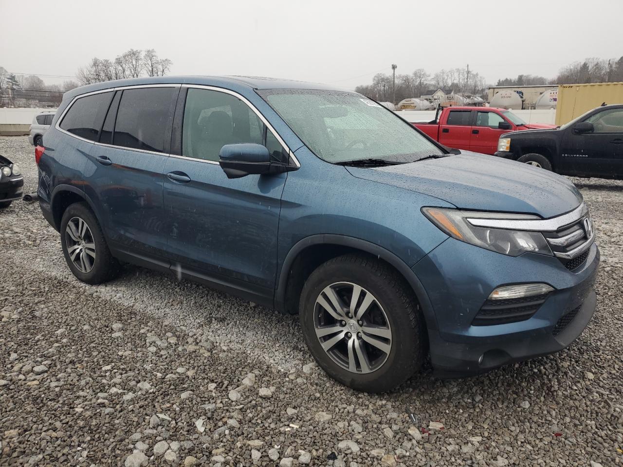 2017 Honda Pilot VIN 5FNYF6H74HB002269 Copart auction photo, rear end / side damage thumbnail 4