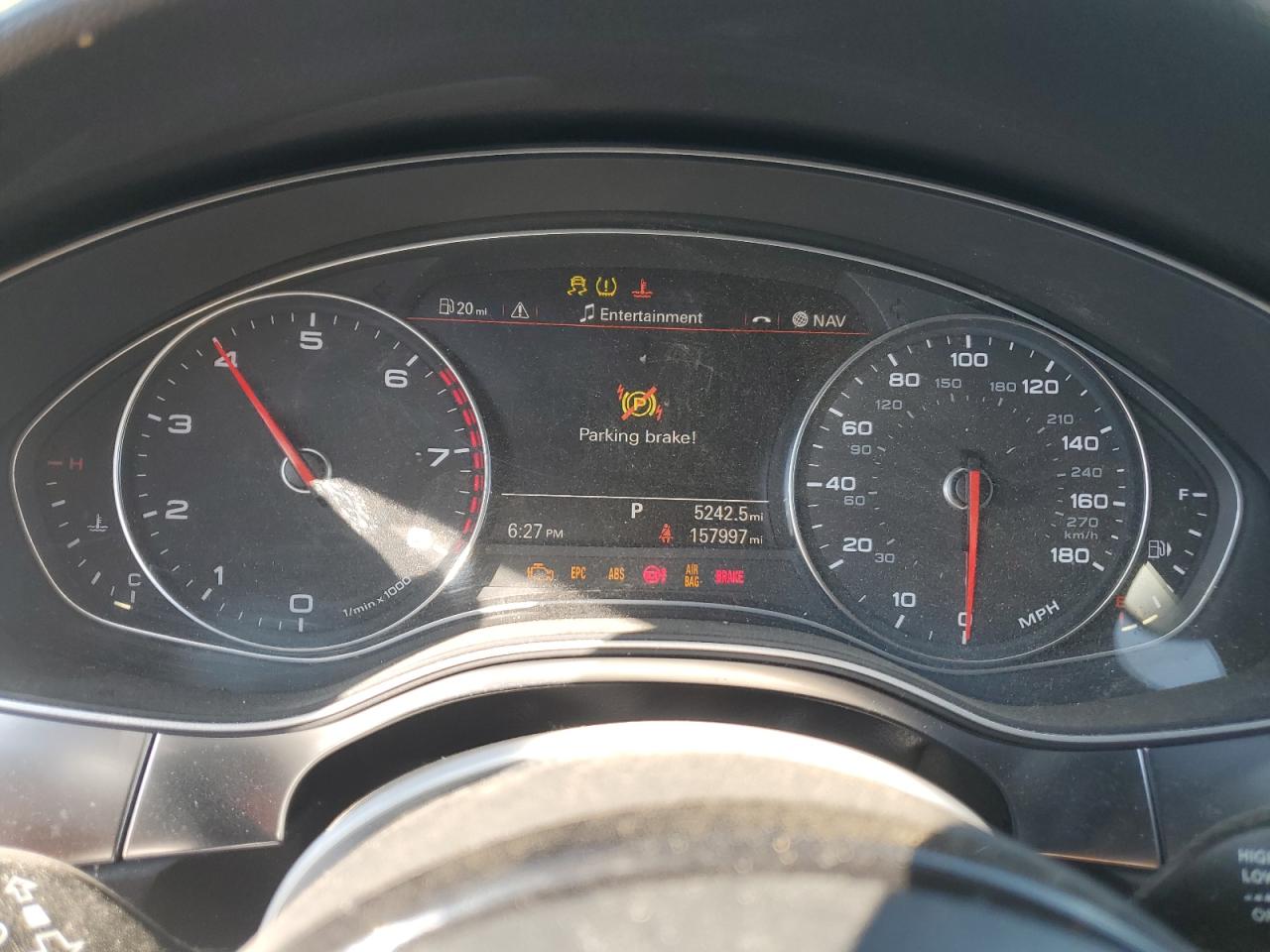 2014 Audi A6 VIN WAUDFAFC7EN057603 Copart auction photo, undercarriage / minor dent/scratches damage thumbnail 9