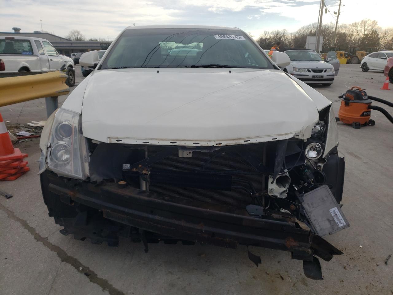 2012 Cadillac CTS VIN 1G6DE5E55C0149791 Copart auction photo, front end damage thumbnail 5