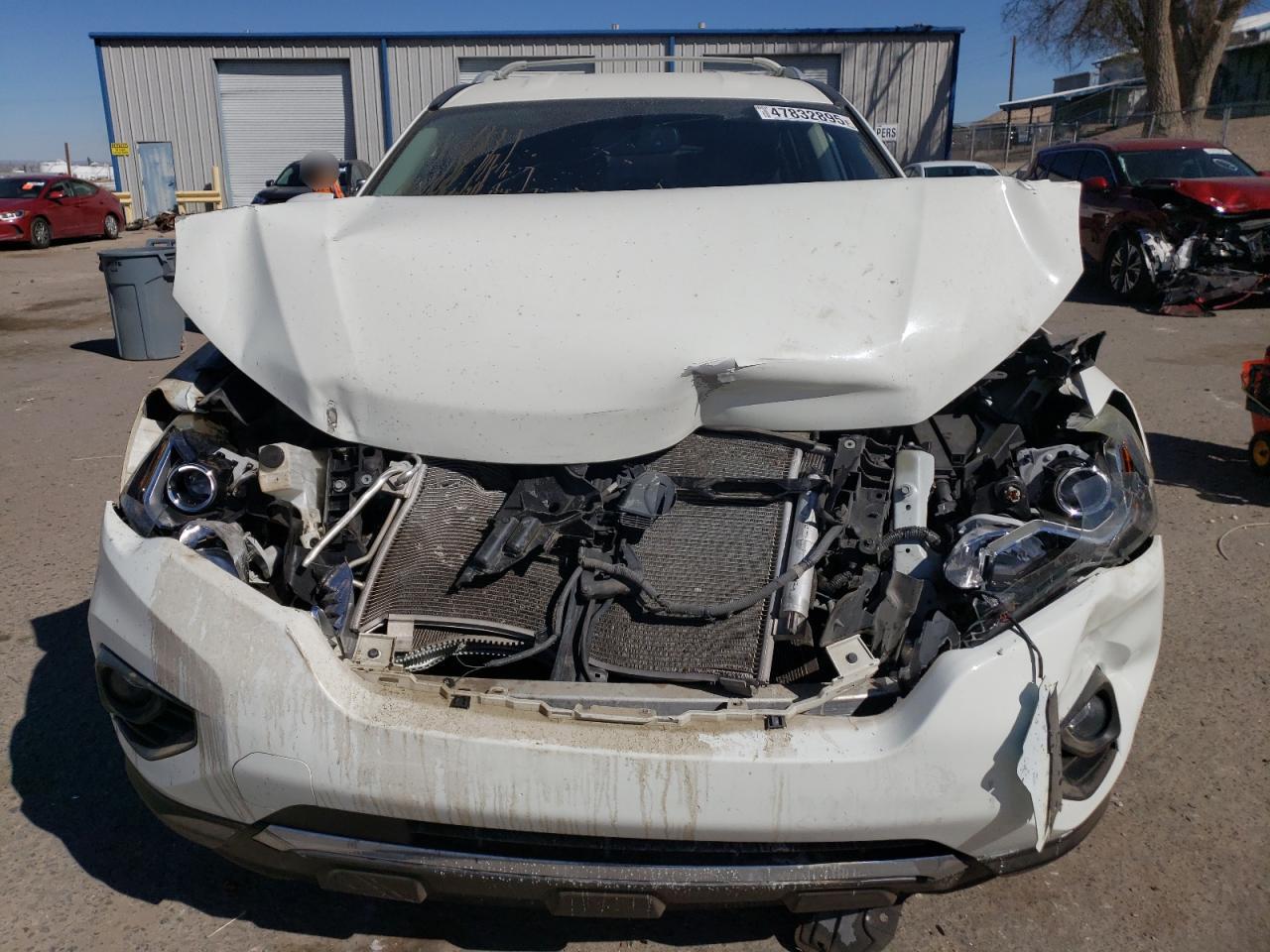 2017 Nissan Pathfinder VIN 5N1DR2MN6HC647355 Copart auction photo, front end damage thumbnail 5