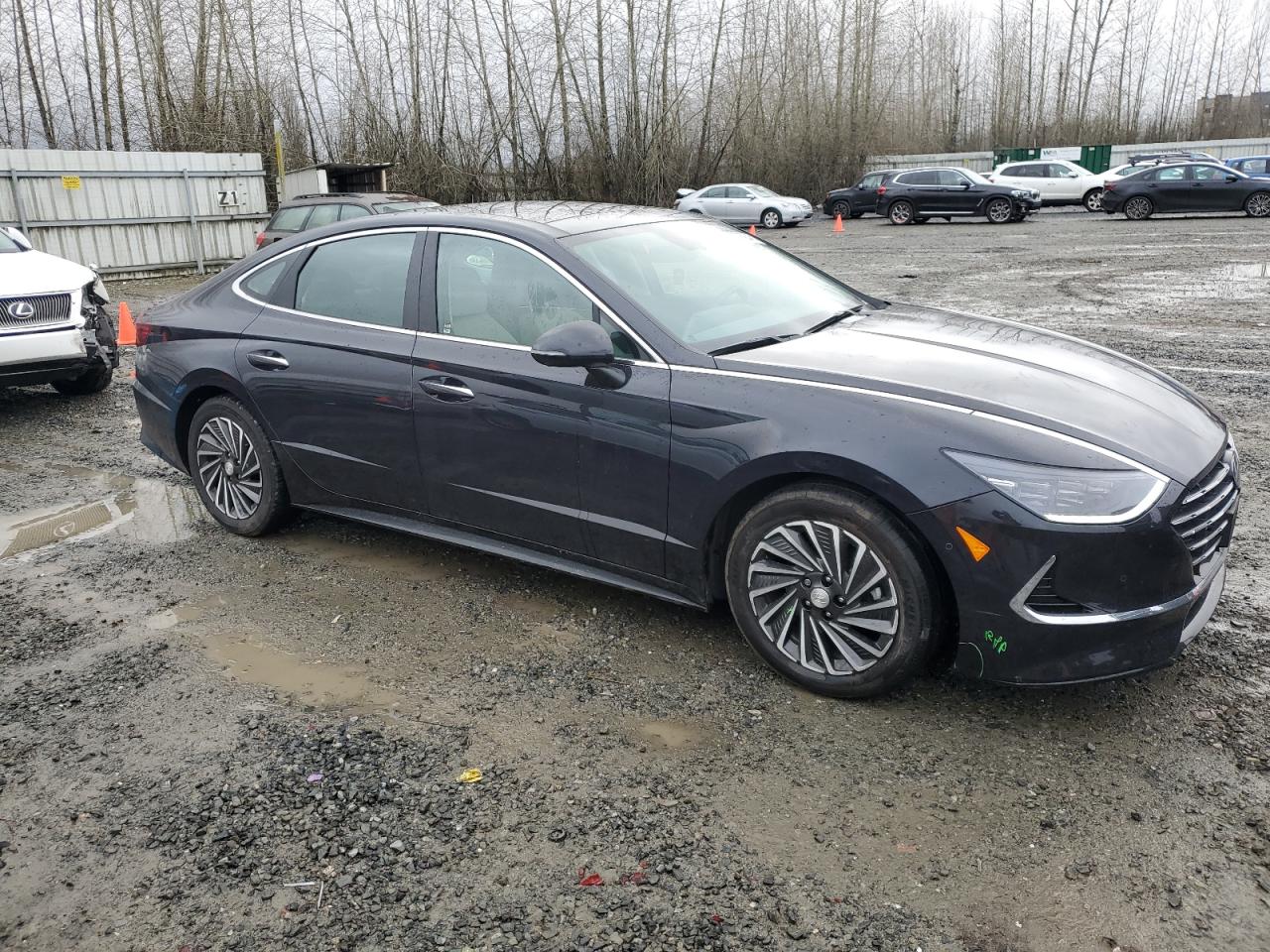 2023 Hyundai Sonata VIN KMHL54JJ2PA055708 Copart auction photo, side damage thumbnail 4