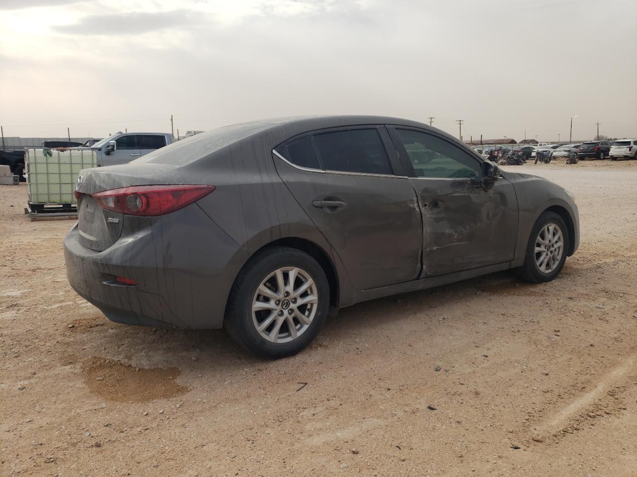 2018 Mazda 3 VIN 3MZBN1U75JM194253 Copart auction photo, side damage thumbnail 3