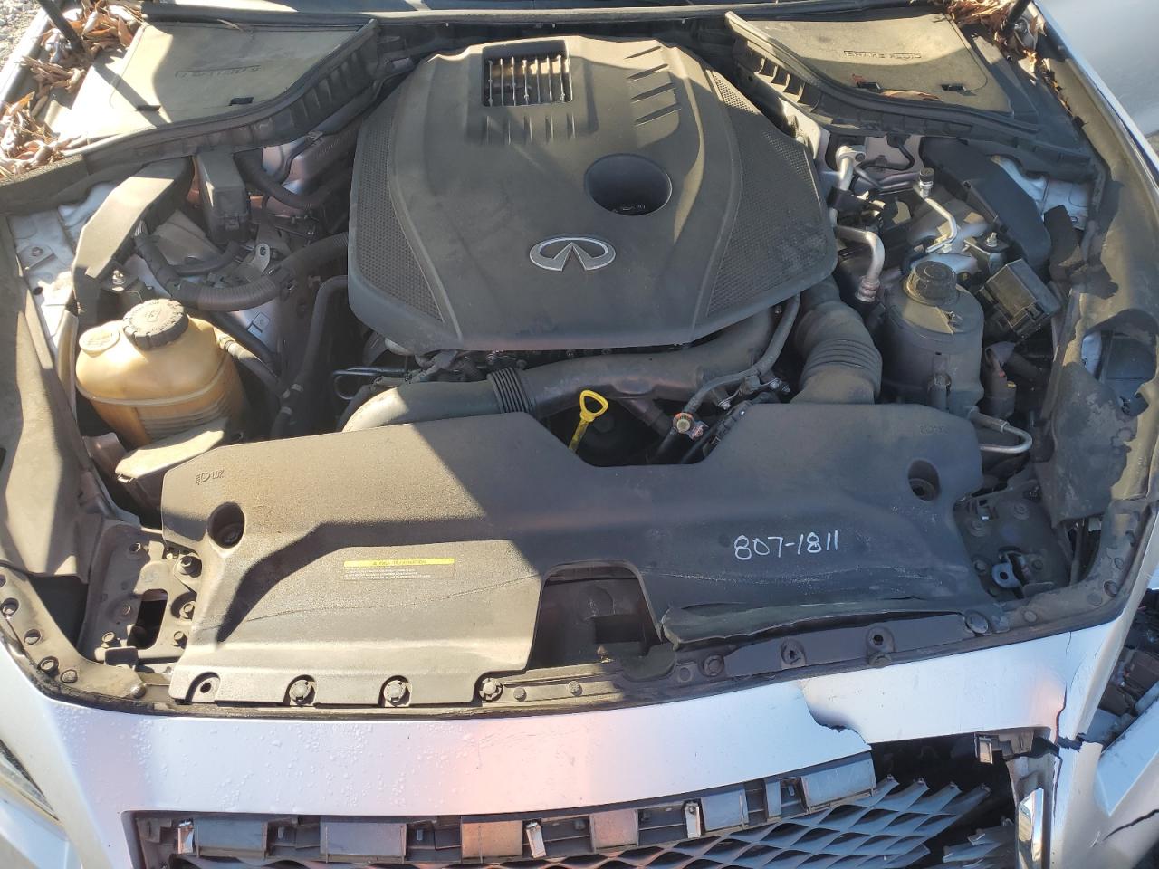 2016 Infiniti Q50 VIN JN1CV7AR4GM252764 Copart auction photo, front end damage thumbnail 11
