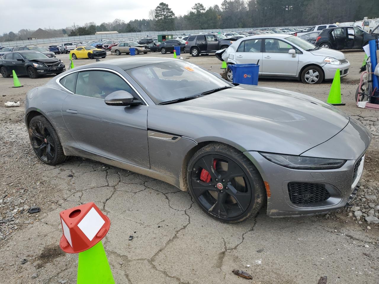 2023 Jaguar F-Type VIN SAJDD1EE6PCK82963 Copart auction photo, all over / undercarriage damage thumbnail 4