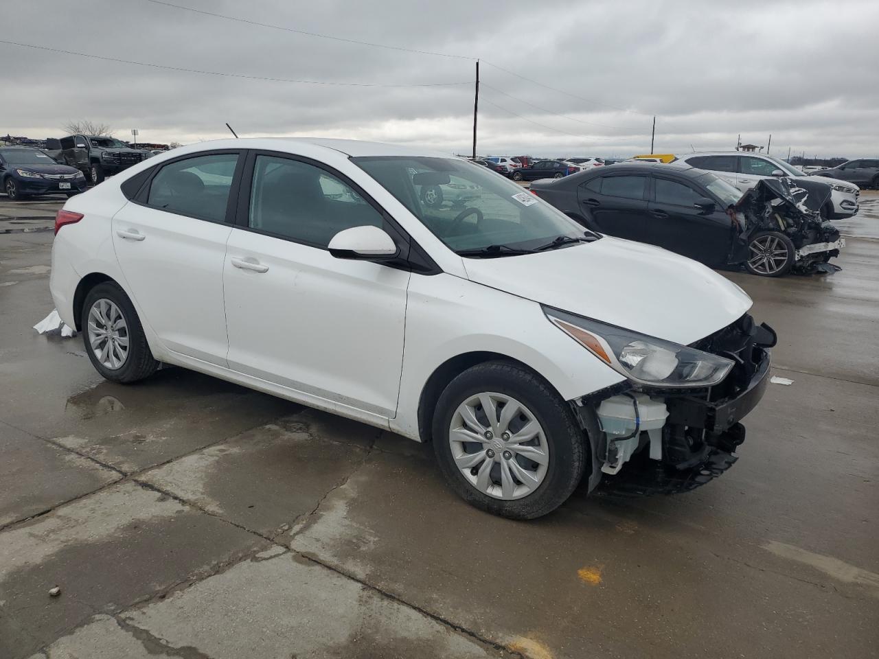 2021 Hyundai Accent VIN 3KPC24A66ME149432 Copart auction photo, front end damage thumbnail 4