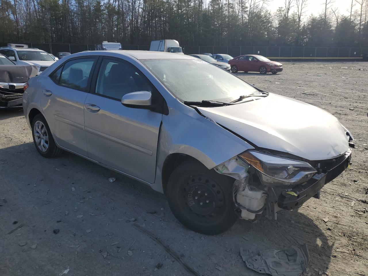 2015 Toyota Corolla VIN 2T1BURHE1FC357669 Copart auction photo, front end damage thumbnail 4