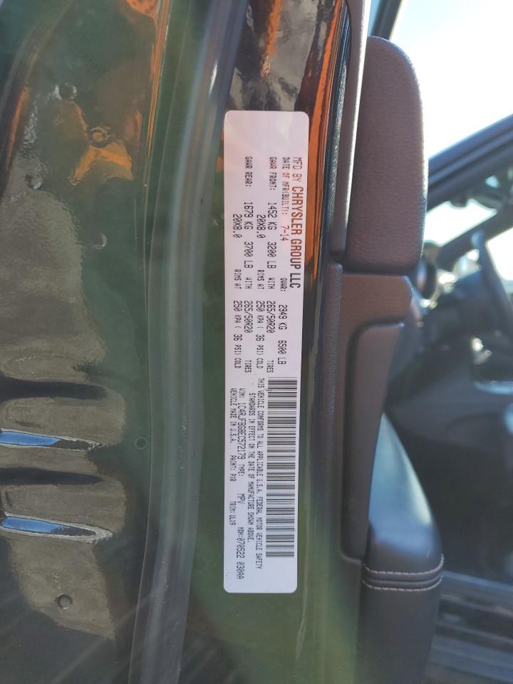 2014 Jeep Grand Cherokee VIN 1C4RJFBG8EC572179 Copart auction photo, front end damage thumbnail 16