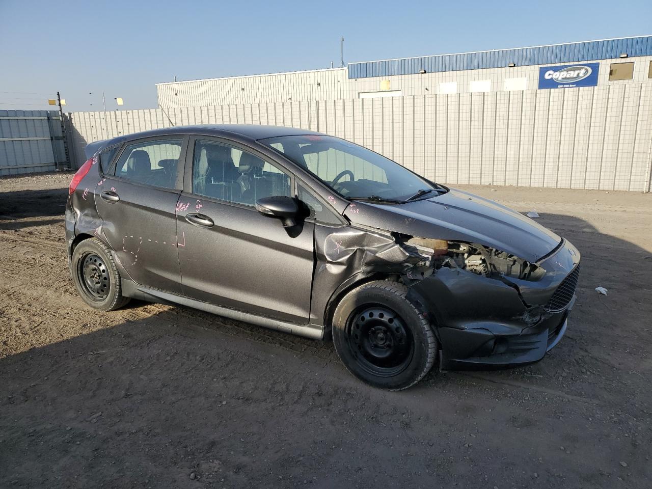 2017 Ford Fiesta VIN 3FADP4GX8HM144501 Copart auction photo, front end damage thumbnail 4