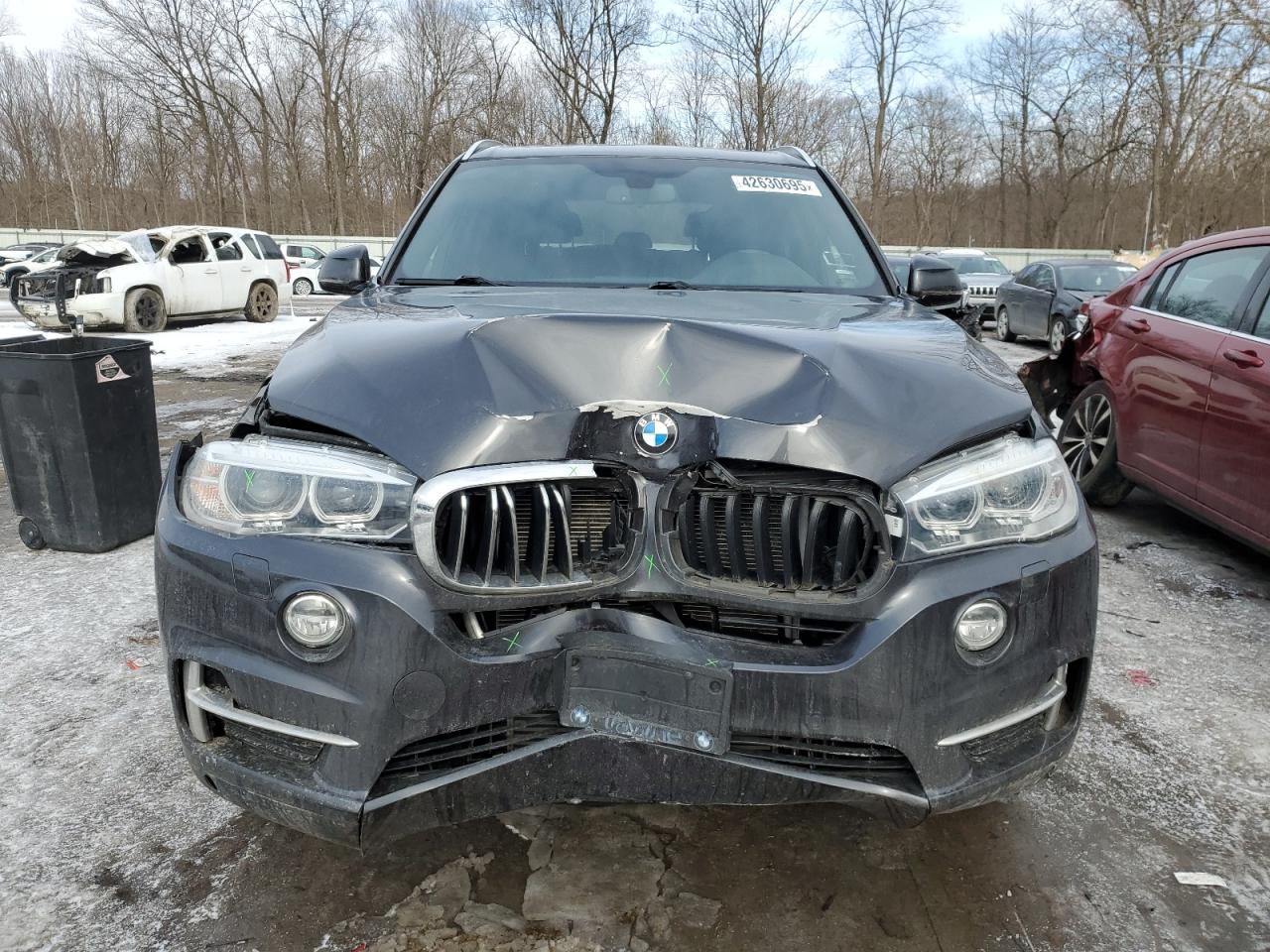 2017 BMW X5 VIN 5UXKR0C34H0V75572 Copart auction photo, front end damage thumbnail 5