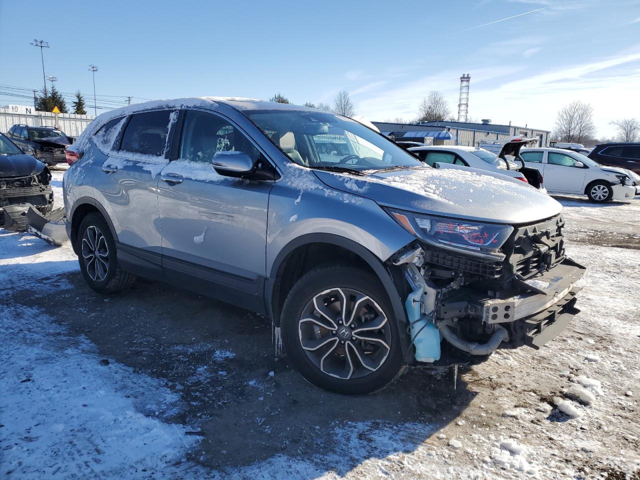 2021 Honda CR-V VIN 5J6RW2H89ML003313 Copart auction photo, front end / minor dent/scratches damage thumbnail 4