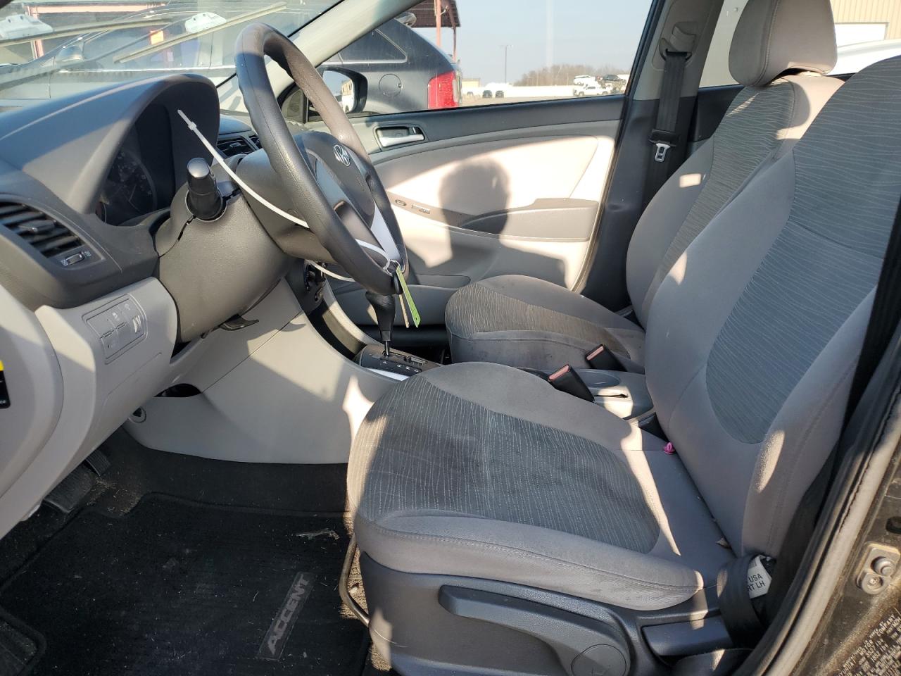 2016 Hyundai Accent VIN KMHCT4AE6GU131342 Copart auction photo, all over damage thumbnail 7