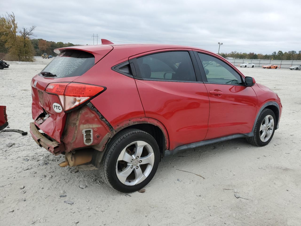 2016 Honda HR-V VIN 3CZRU5H36GM716099 Copart auction photo, rear end damage thumbnail 3