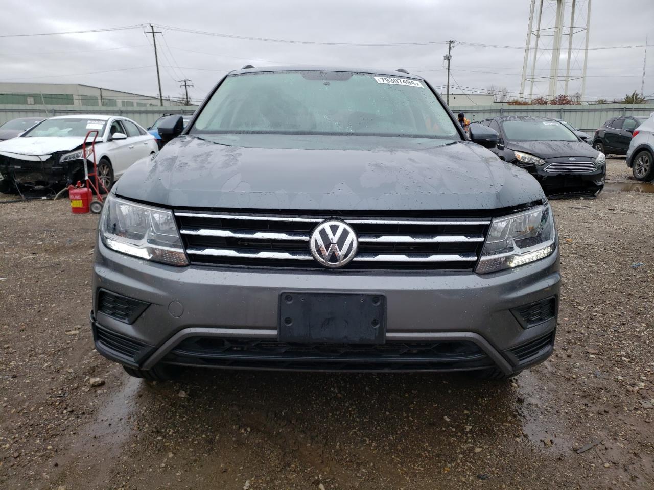 2021 Volkswagen Tiguan VIN 3VV0B7AX5MM143805 Copart auction photo, side / rear end damage thumbnail 5