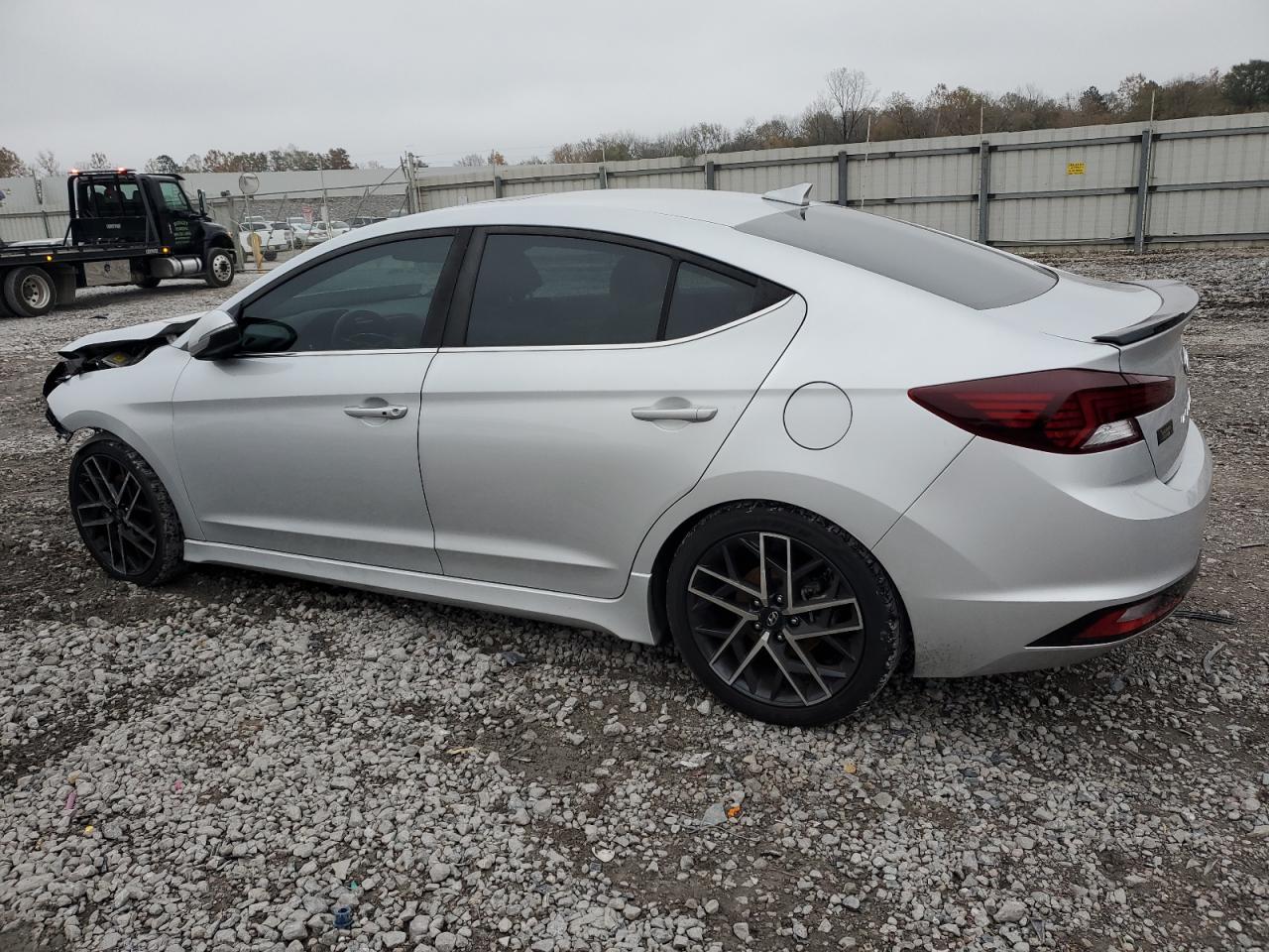 2019 Hyundai Elantra VIN KMHD04LB7KU886251 Copart auction photo, front end damage thumbnail 2