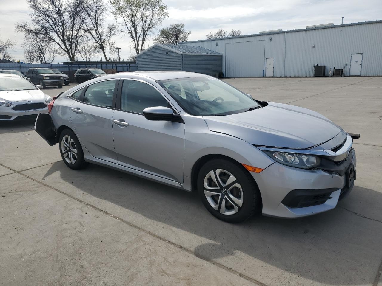 2017 Honda Civic VIN 2HGFC2F52HH571837 Copart auction photo, rear end / front end damage thumbnail 4