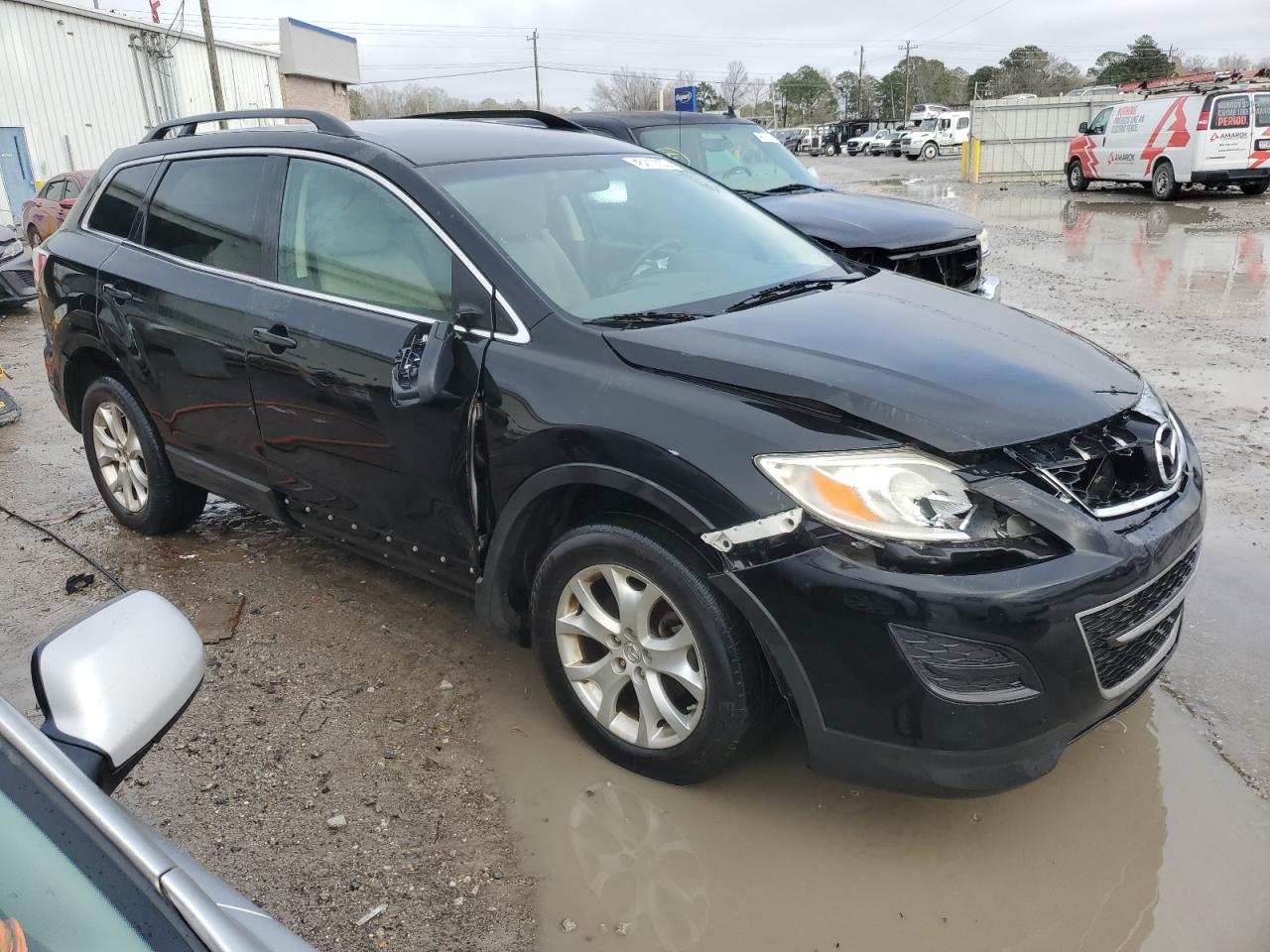 2011 Mazda CX-9 VIN JM3TB2BAXB0306366 Copart auction photo, side / front end damage thumbnail 4