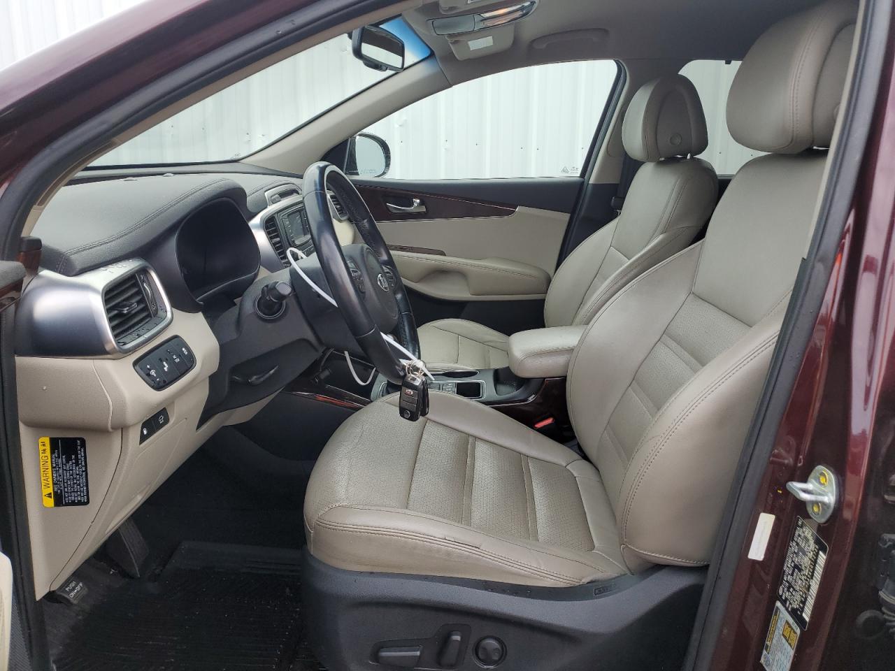 2016 KIA Sorento VIN 5XYPHDA56GG172739 Copart auction photo, front end damage thumbnail 7