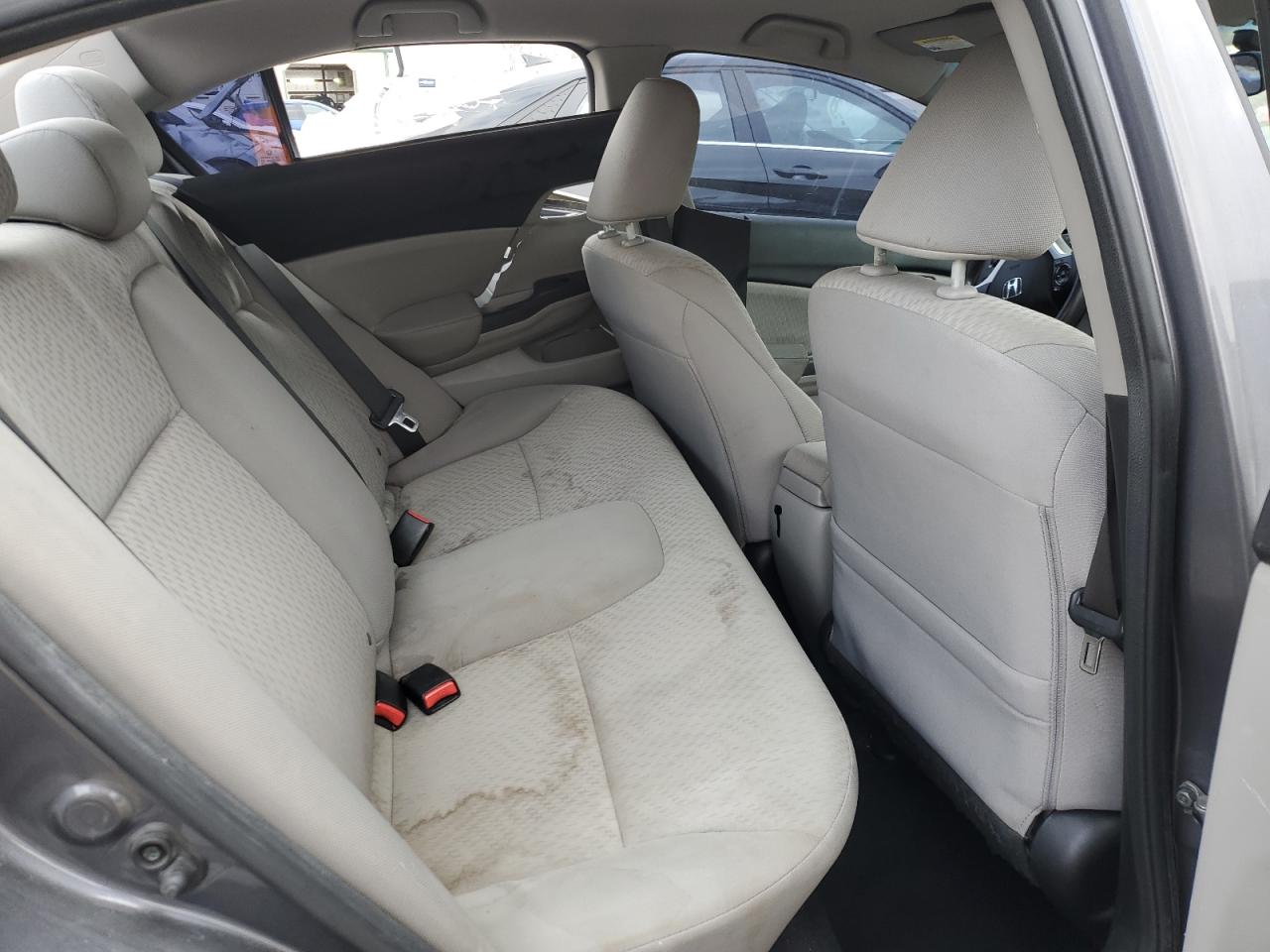 2015 Honda Civic VIN 2HGFB2F57FH543760 Copart auction photo, rear end / side damage thumbnail 10