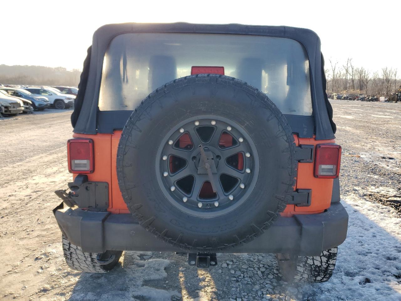 2015 Jeep Wrangler VIN 1C4AJWAG3FL693542 Copart auction photo, rear end / undercarriage damage thumbnail 6