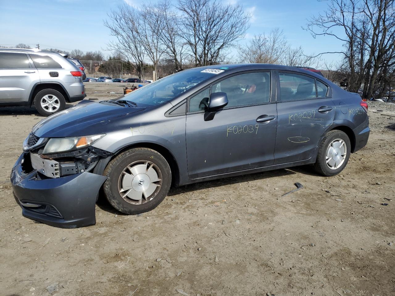 2013 Honda Civic VIN 2HGFB2F63DH585543