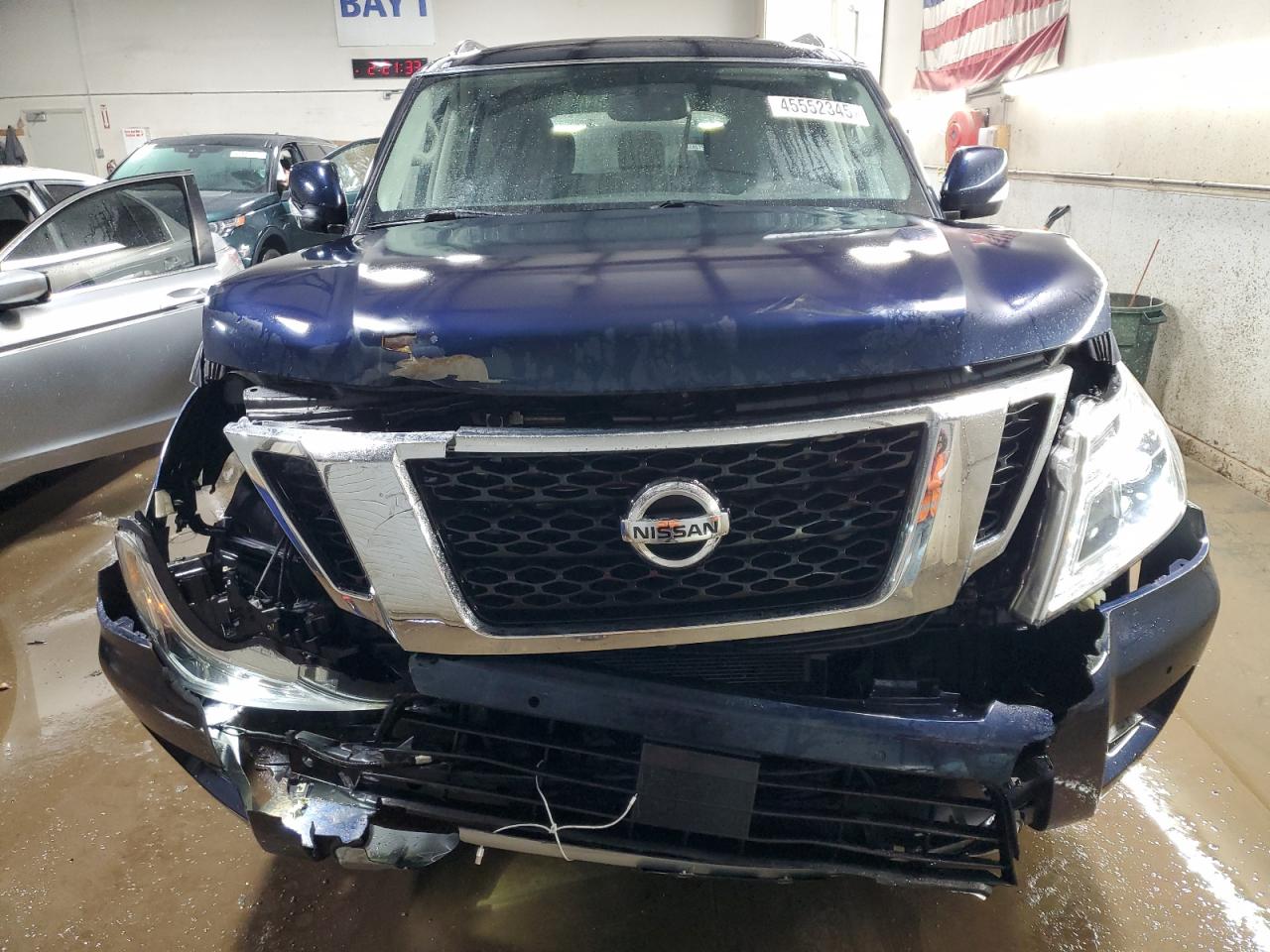 2018 Nissan Armada VIN JN8AY2ND1J9053053 Copart auction photo, front end damage thumbnail 5