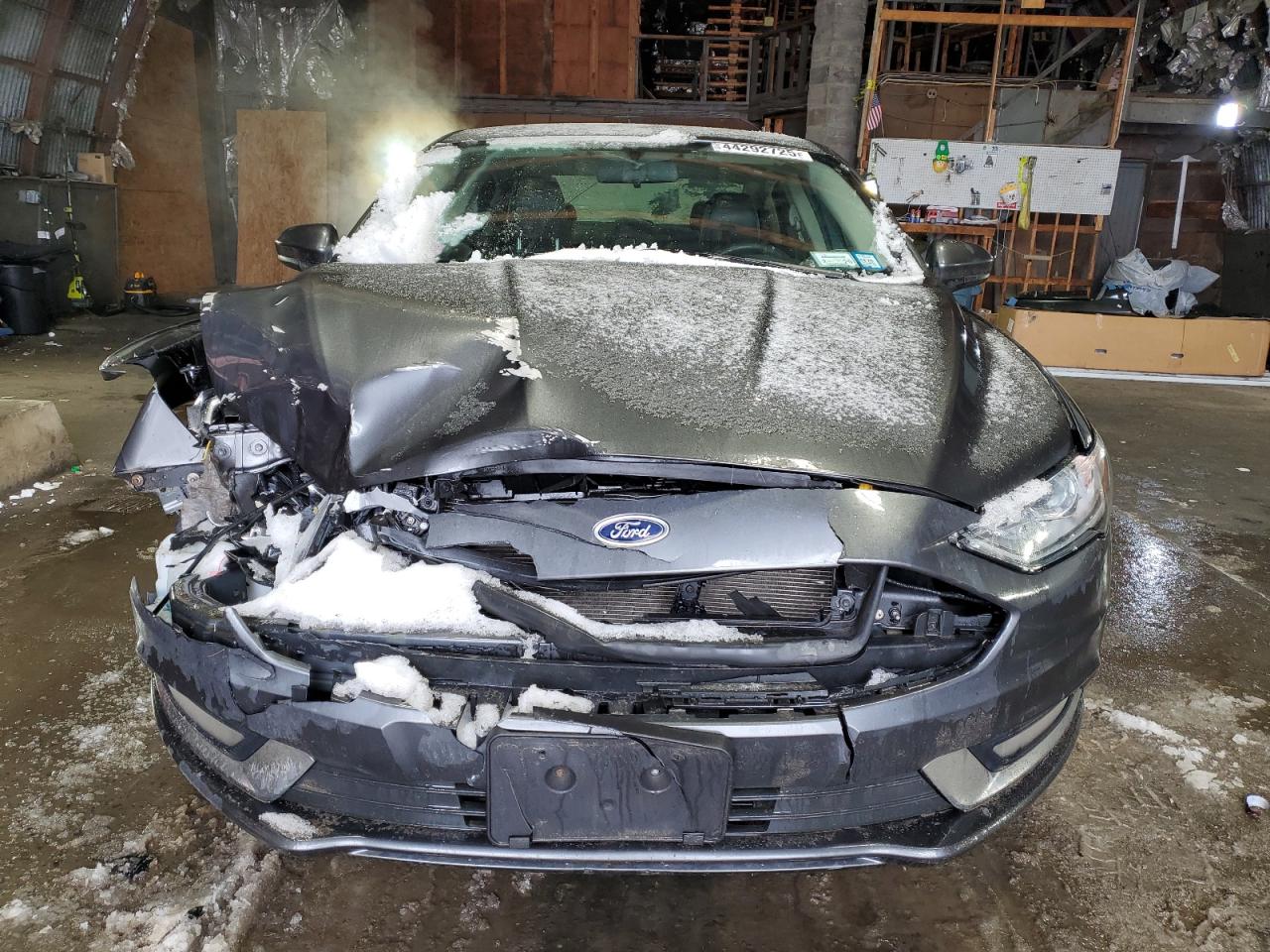 2018 Ford Fusion VIN 3FA6P0HD3JR228188 Copart auction photo, front end damage thumbnail 5