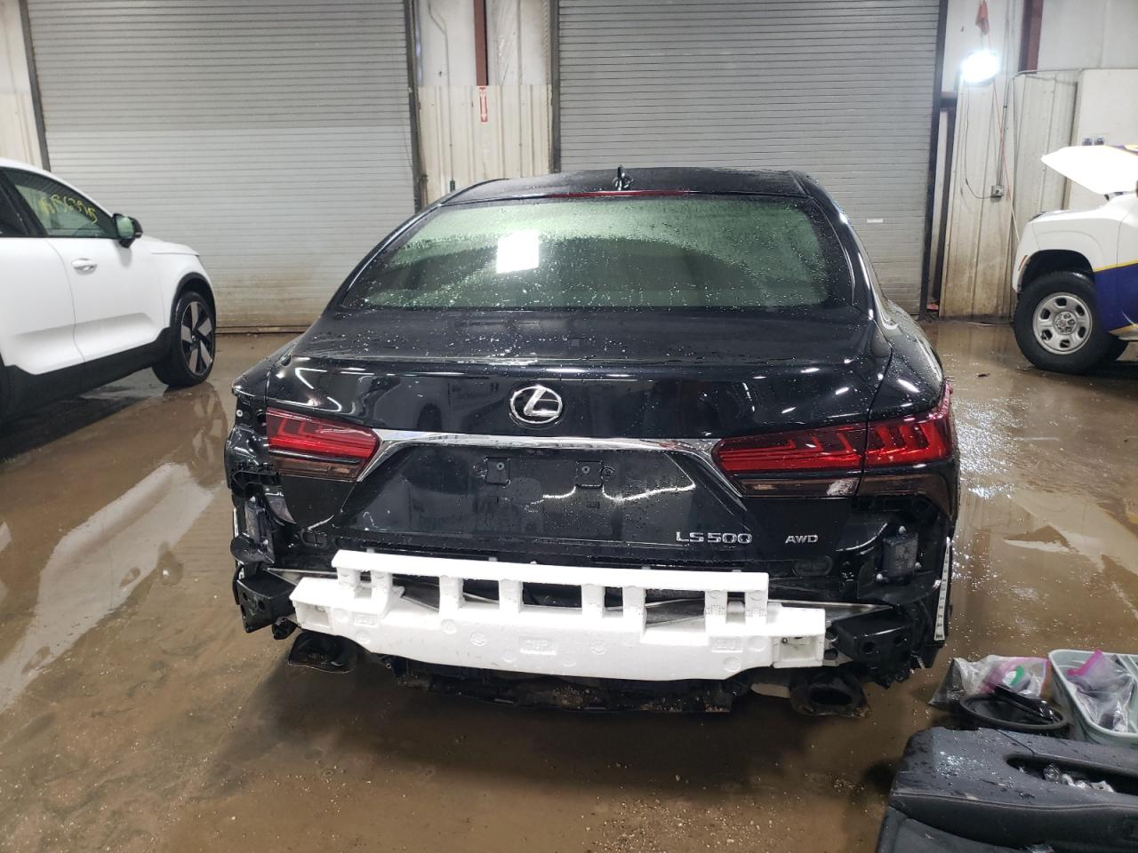 2022 Lexus LS VIN JTHD51GFXN5010742 Copart auction photo, front end / rear end damage thumbnail 6