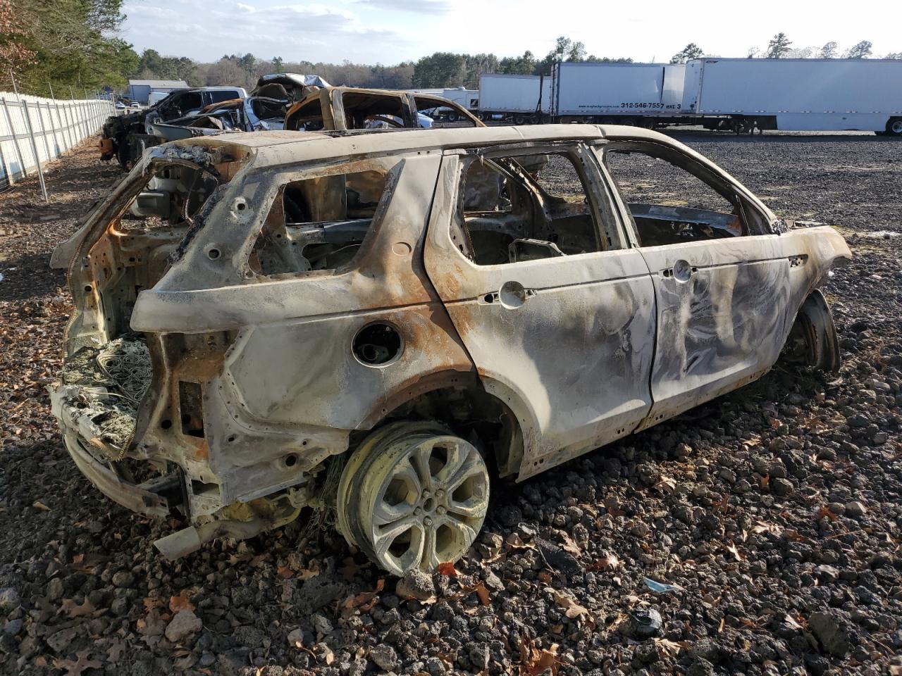 2019 Land Rover Discovery VIN SALCR2FX7KH794849 Copart auction photo, burn damage thumbnail 3