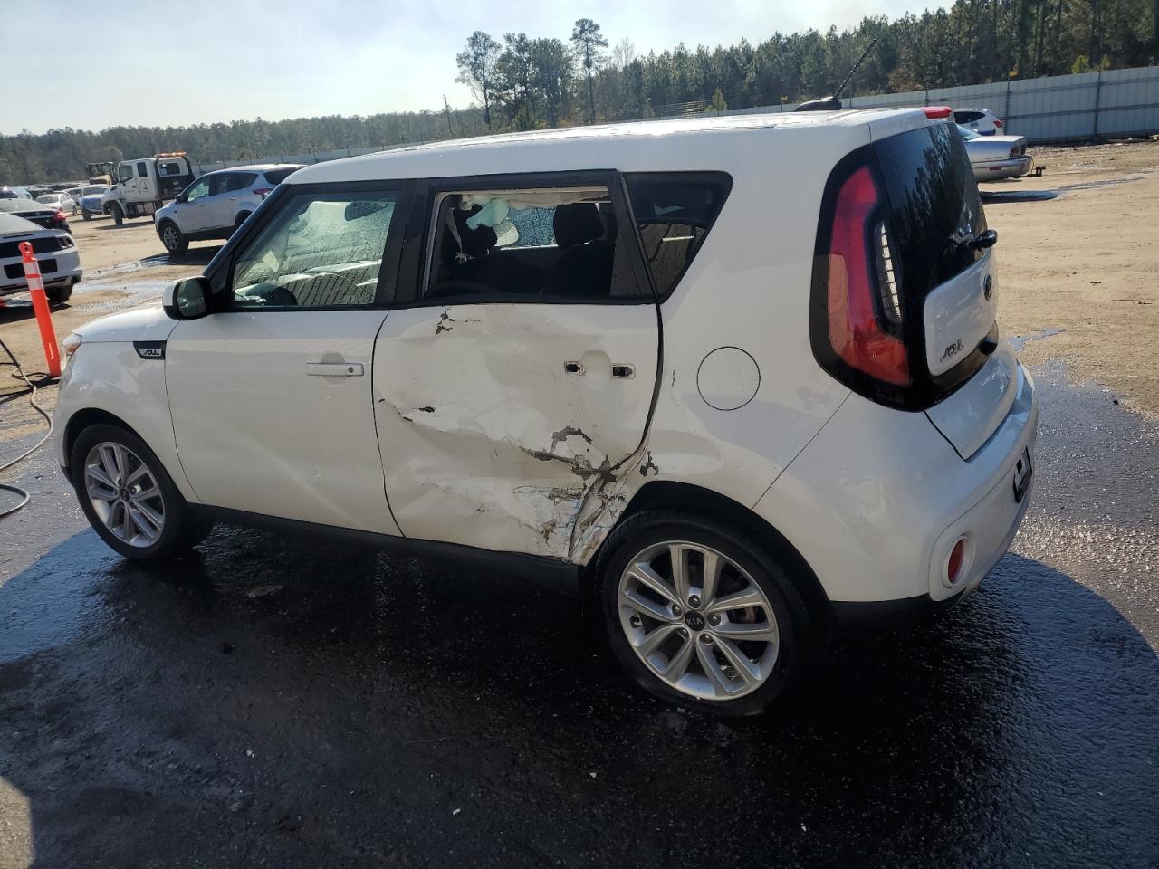 2018 KIA Soul VIN KNDJP3A50J7508148 Copart auction photo, side damage thumbnail 2