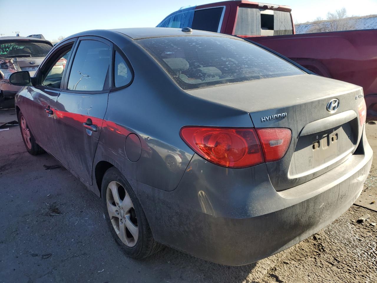 2009 Hyundai Elantra VIN KMHDU46D29U597886 Copart auction photo, vandalism / hail damage thumbnail 2