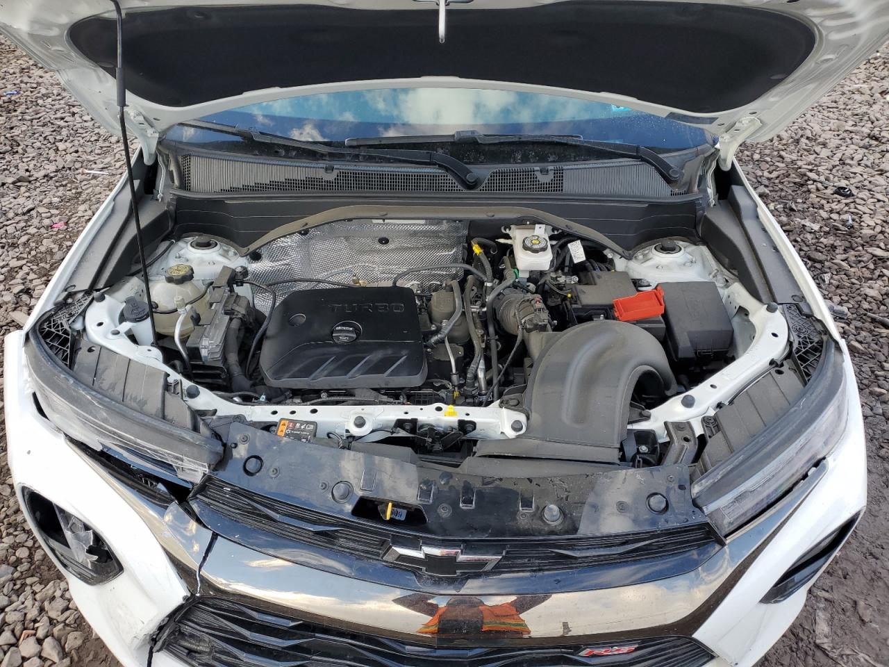 2023 Chevrolet TrailBlazer VIN KL79MUSL4PB139263 Copart auction photo, front end / side damage thumbnail 14