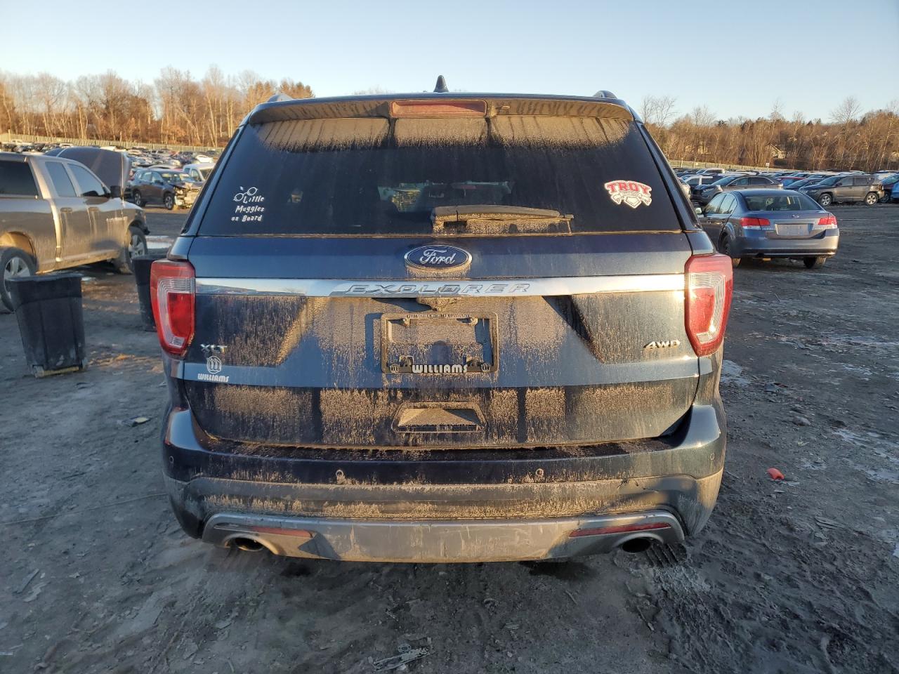 2017 Ford Explorer VIN 1FM5K8D8XHGD71969 Copart auction photo, rear end damage thumbnail 6