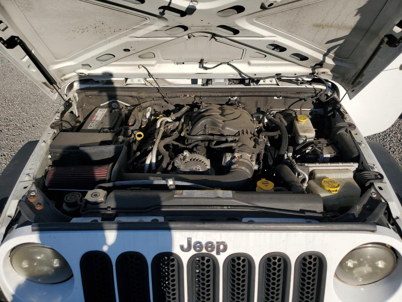 2012 Jeep Wrangler VIN 1C4GJWAG7CL143850 Copart auction photo, front end damage thumbnail 11