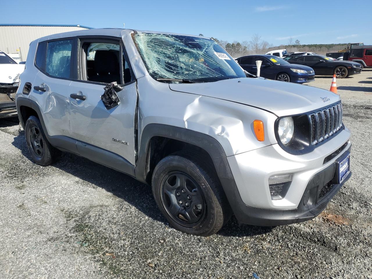 2021 Jeep Renegade VIN ZACNJDAB2MPN21535 Copart auction photo, rollover damage thumbnail 4