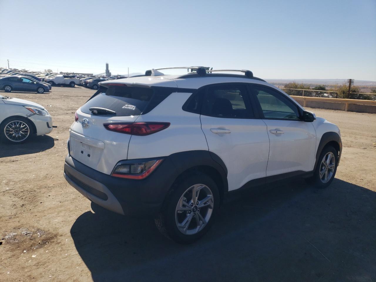 2022 Hyundai Kona VIN KM8K62AB4NU817633 Copart auction photo, side / rear end damage thumbnail 3