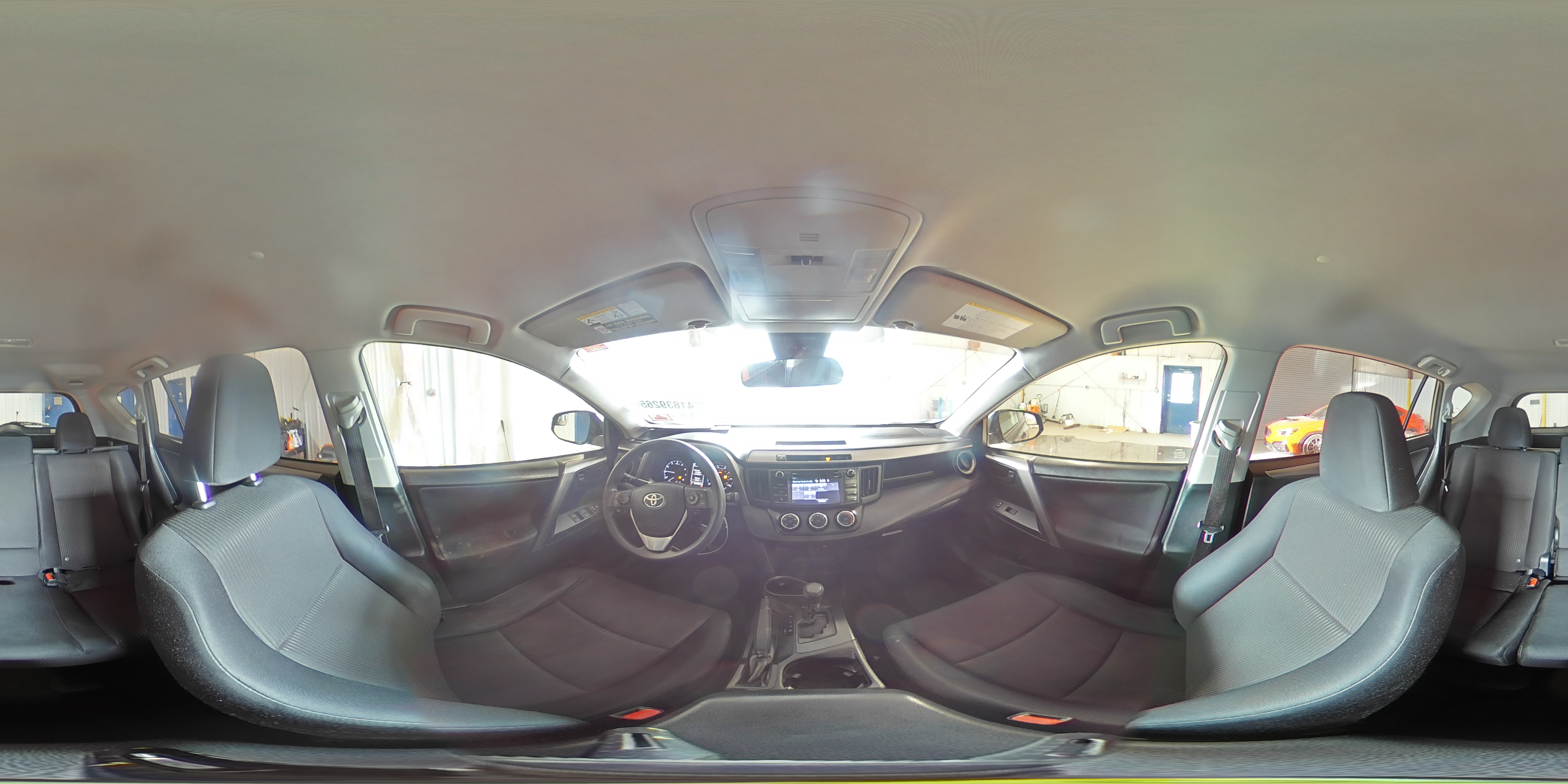 2017 Toyota RAV 4 VIN JTMBFREV7HJ114180 Copart auction photo, front end / rear end damage thumbnail 15