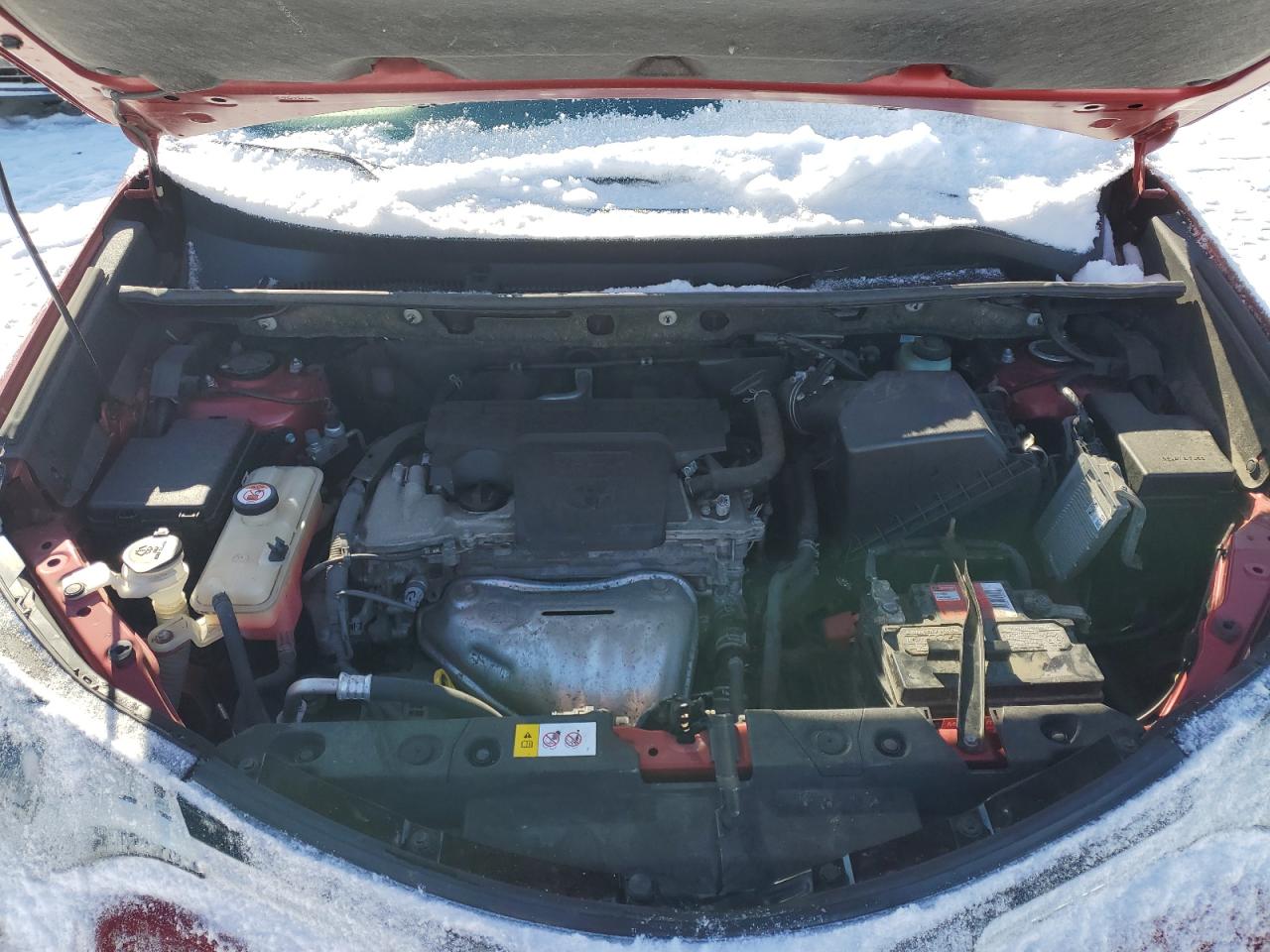 2017 Toyota RAV 4 VIN JTMRFREVXHJ170225 Copart auction photo, rear end damage thumbnail 12
