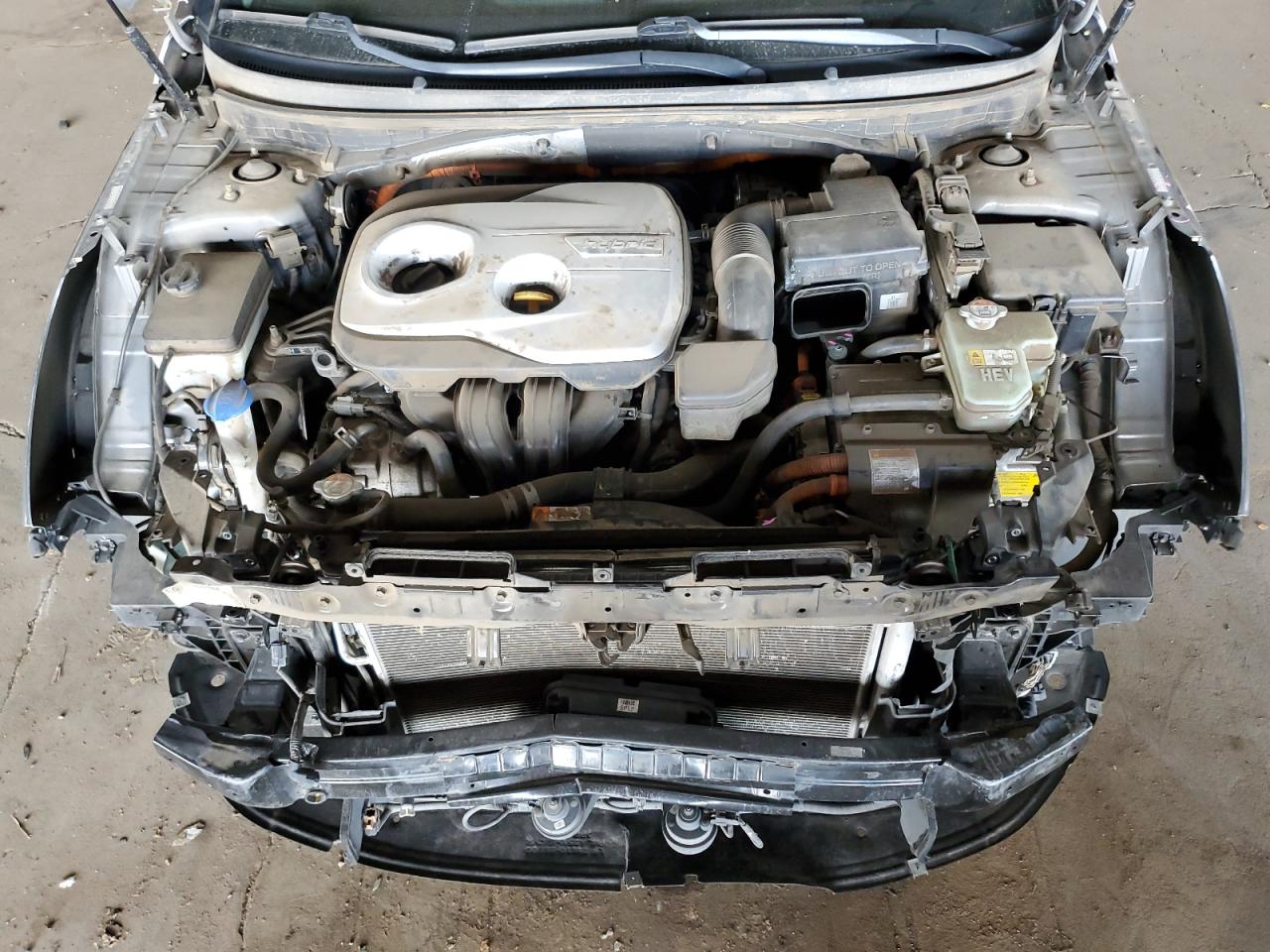 2017 Hyundai Sonata VIN KMHE24L31HA063199 Copart auction photo, mechanical / front end damage thumbnail 11