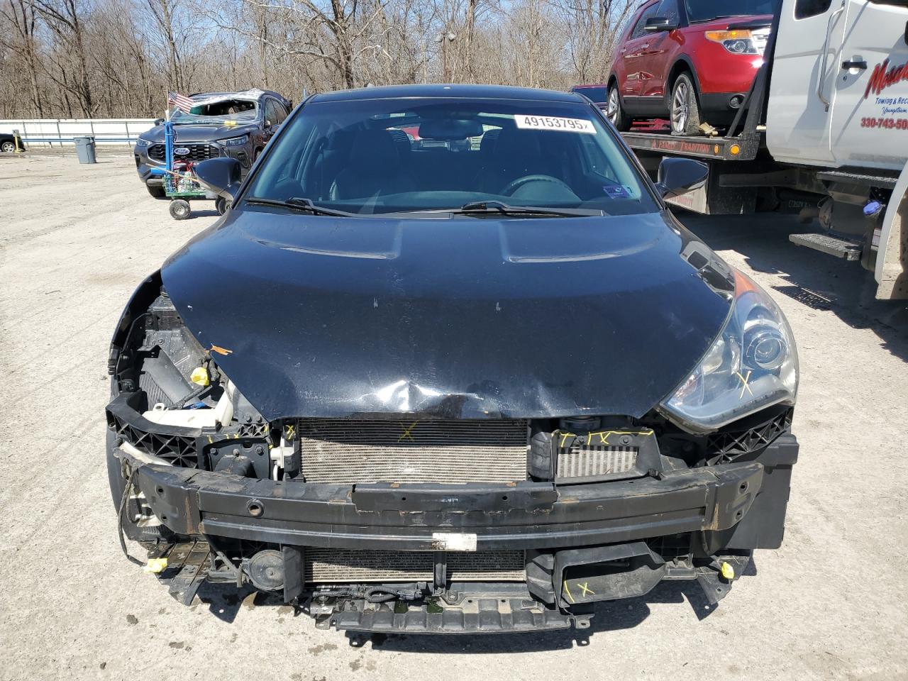 2013 Hyundai Veloster VIN KMHTC6AE6DU101023 Copart auction photo, front end damage thumbnail 5